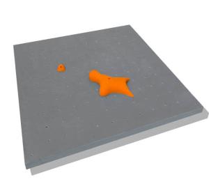 Quality Customized High Intensity FiberGlass Resin Rock Climbing Wall Panel for Speed Climbing wholesale
