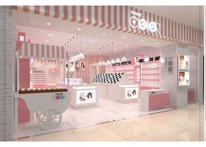 Quality Elegant Pink Eyeglass Display Case For Contact Lenses Eyeglasses Specialty Stores wholesale