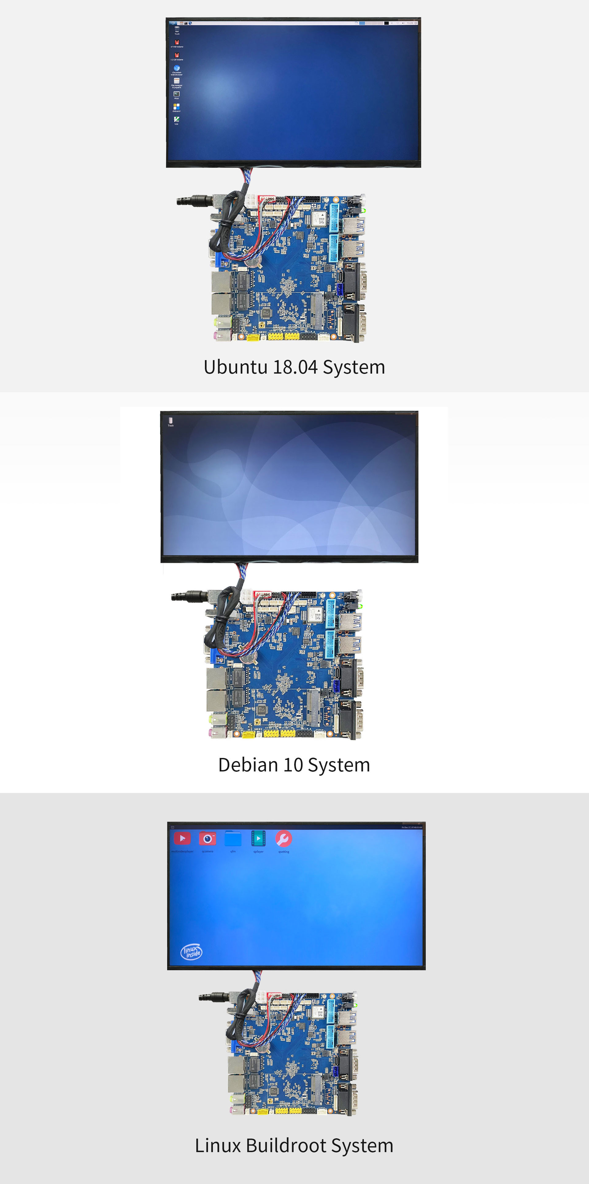 UPC-3568 Intelligent industrial computer Mainboard 1-way tamper-proof control interface WiFi 6
