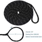 Double Braided Marine Nylon Reflective Dock Line Boat Anchor Line