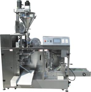 China Horizontal Doypack Premade Pouch Filling Machine Powder OPP PE 1PH Granular Packing on sale