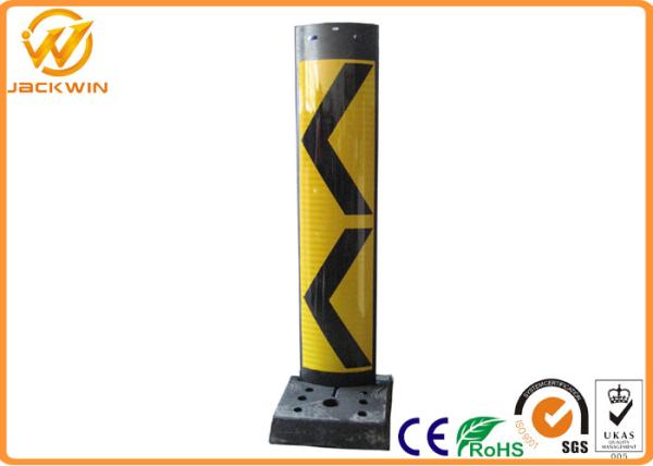 1100 Height Reflective Plastic Vertical Traffic Delineator Post with Yellow