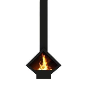 Quality Indoor Wood Burning Suspended Fireplace Ceiling Mounted Hanging Stove wholesale