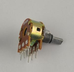 Quality 16mm rotary potentiometer with metal shaft, carbon potentiometer, trimmer potentiometer wholesale