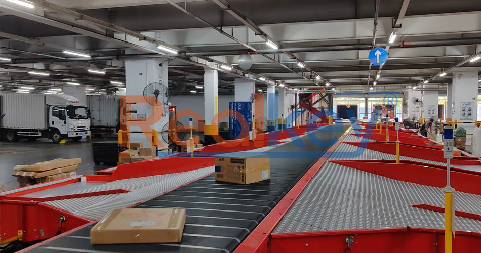 Express Delivery Industry Conveyor Sortation Systems Mail And Parcel Sorter 8000p/H