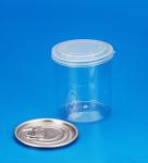 Airtight Round Plastic Food Containers / Custom Portable Plastic Scented Tea