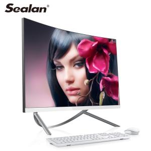 Quality 27 Inch Curved Screen AIO Desktop Computer RAM 8G 16G SSD 240G 480G wholesale