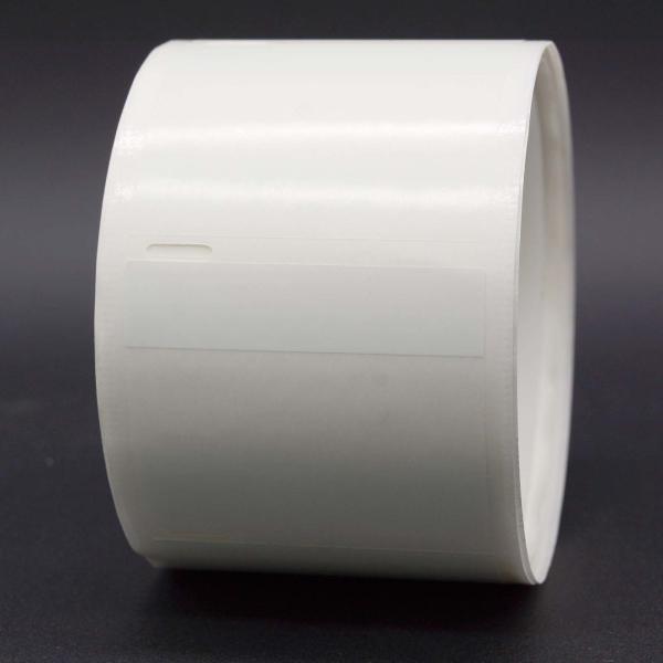55mmx46-13mm Cable Adhesive Label 2mil White Matte Translucent Water Resistant