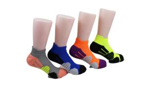 Quality Men Low Cut Socks , Custom Logo Colorful Patterned Ankle Athletic Cycling Running Socks wholesale