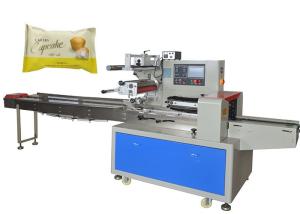 Quality High Speed Food Packaging Machine , Automatic Sponge Cake Wrapping Machine wholesale