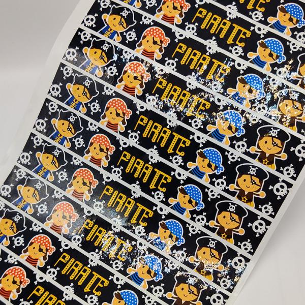 Matte Waterproof Vinyl Sticker Paper Outdoor BOPP CMYK Printing Label Sticker