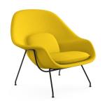 Modern Fiberglass Womb Chair Fabric Rocking Lounger Chair