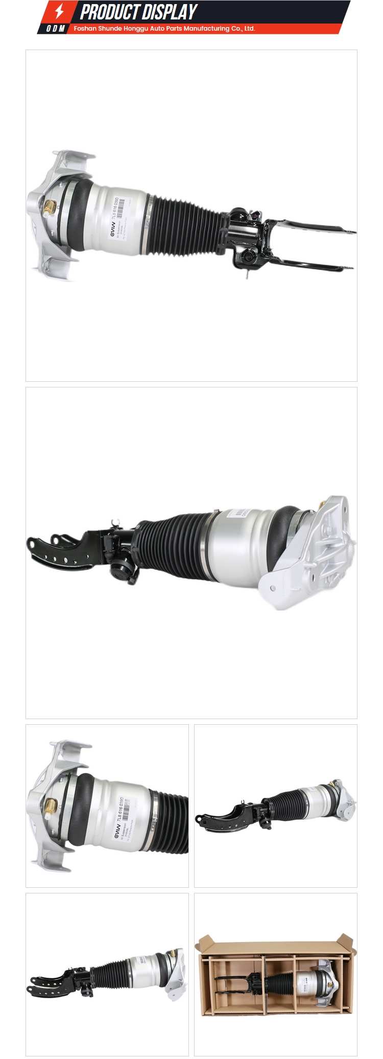 Air Suspension Strut Shock Absorber front For Porsche Cayenne Audi Q7 4L VW Touareg 7L8616039 7L8616040D 95534303421 95534303321