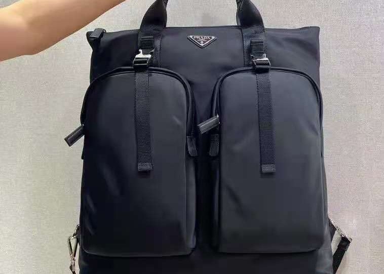 Multi Function Black Nylon Outdoor Sports Backpack High Capicity