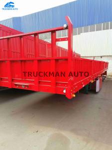 Quality 3 Axles 50 Tons Side Wall Semi Trailer Truckman Brand For Transport Bulk Cargo wholesale