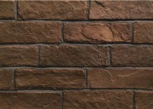 Quality Wall Facing Bricks Exterior Wall Tiles Heat Resistant 4mm Thickness wholesale