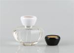 Fashion Crystal Small Glass Perfume Bottles , Clear Empty Perfume Bottles
