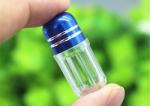 3g Mini Plastic Capsule Bottles ISO9001 Plastic Bottle With Metal Cap