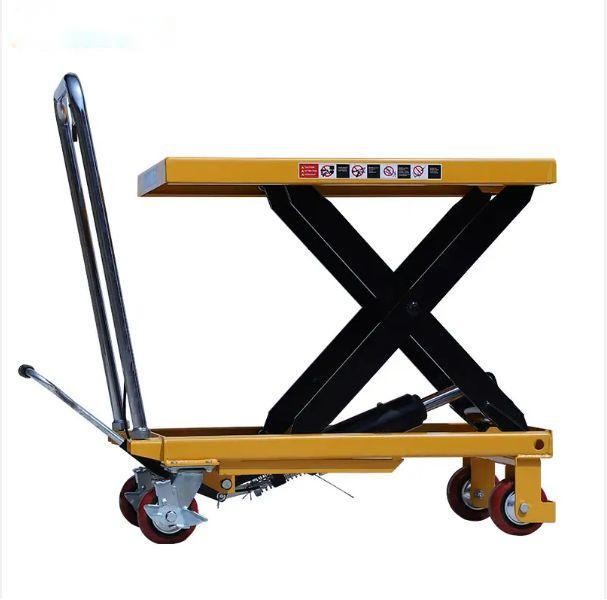 Material Tool 800kg Manual Scissor Lift Lifting Table Hydraulic Platform Lift Table