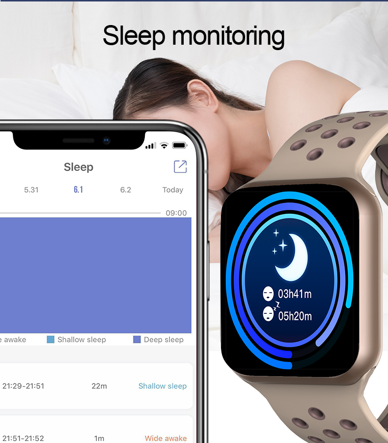 Amazfit Gts Smart Ring BLE F8 Smartwatch Band Touch Screen Watch Honor Huawei Ring Band
