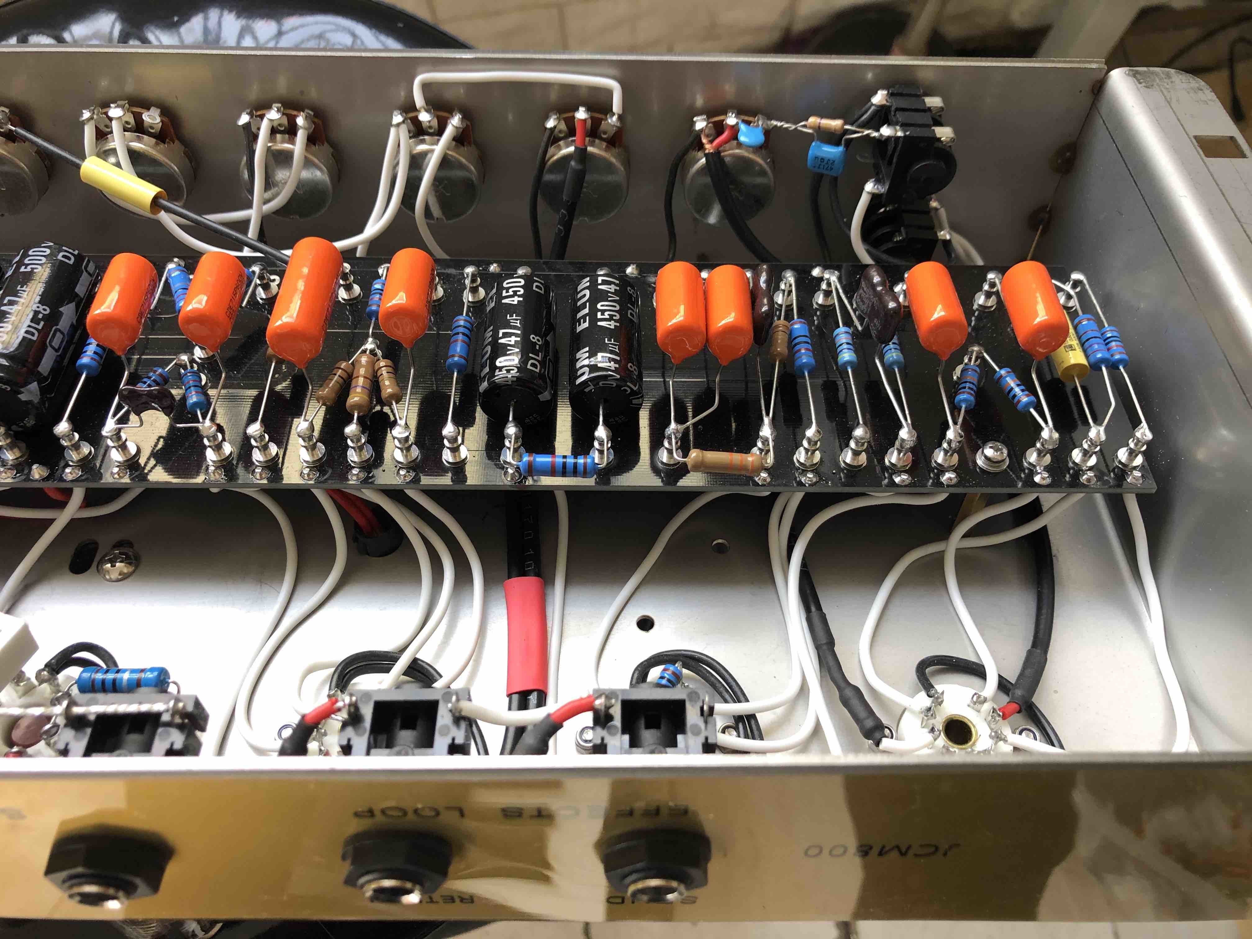 Custom Grand Amp Marshall typeJCM800 2204 MKII 50W Handwired Tube Amp Head Two Channel Clean Tone Master Volume and Loop