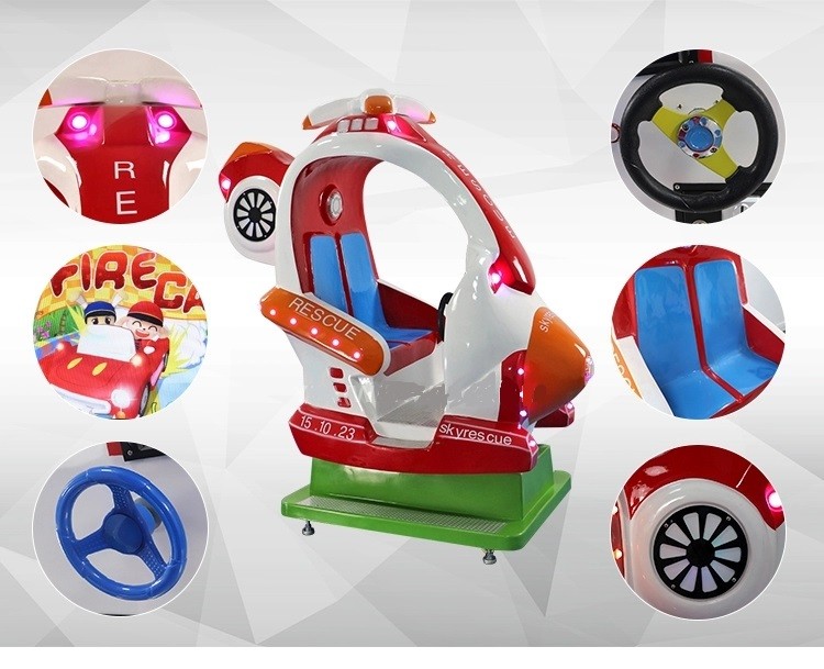 Amusement Park Kiddie Ride Machines 3d Extreme Flight W1480 * D2090 * H2240 Mm Size