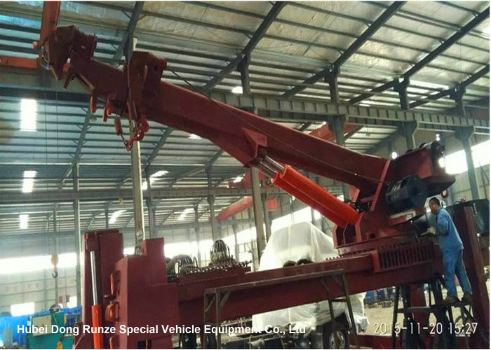 40 Ton 360 Degree Rotary Recovery Truck Body / Steel Wrecker Towing Body