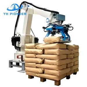 Quality Carbon Steel Automatic Bag Palletizer Machine 4 axis 6 axis For Heavy Duty Bagging wholesale