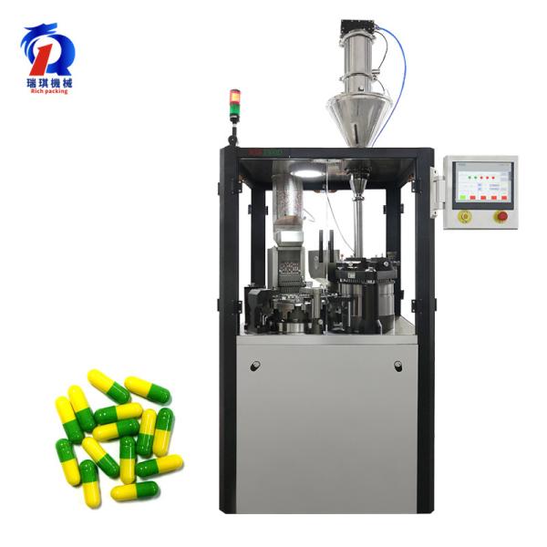 High Speed 90000 Pcs/H Pharmaceutical Powder Pellets Hard Gelatin Capsule