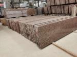 Honed Maple Leaf Red Granite Stone Tiles In Countertops