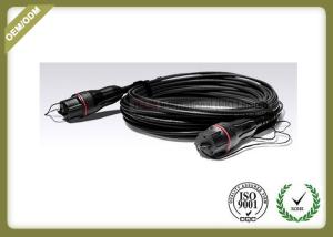 Quality Black Color Outdoor Fiber Optic Cable FULLX LC To FULLX LC Multi Purpose 2 Cable Count wholesale