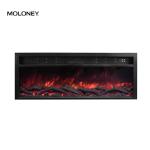 79inch 2000mm Fully Recessed Electric Fireplace Tempered Glass Bluetooth