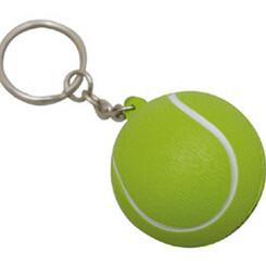 Quality New promotion creative product tennis ball star Stress keyring customed logo wholesale