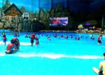 PLC Control Amusement Water Park Wave Pool For Surfing