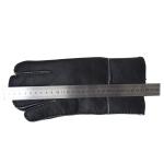 Sheepskin Mens Leather Smart Gloves , Winter Mens Lined Leather Gloves