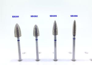 Quality 4.5mm Flute Tungsten Carbide Sintered Diamond Bur Sharp None Coating wholesale