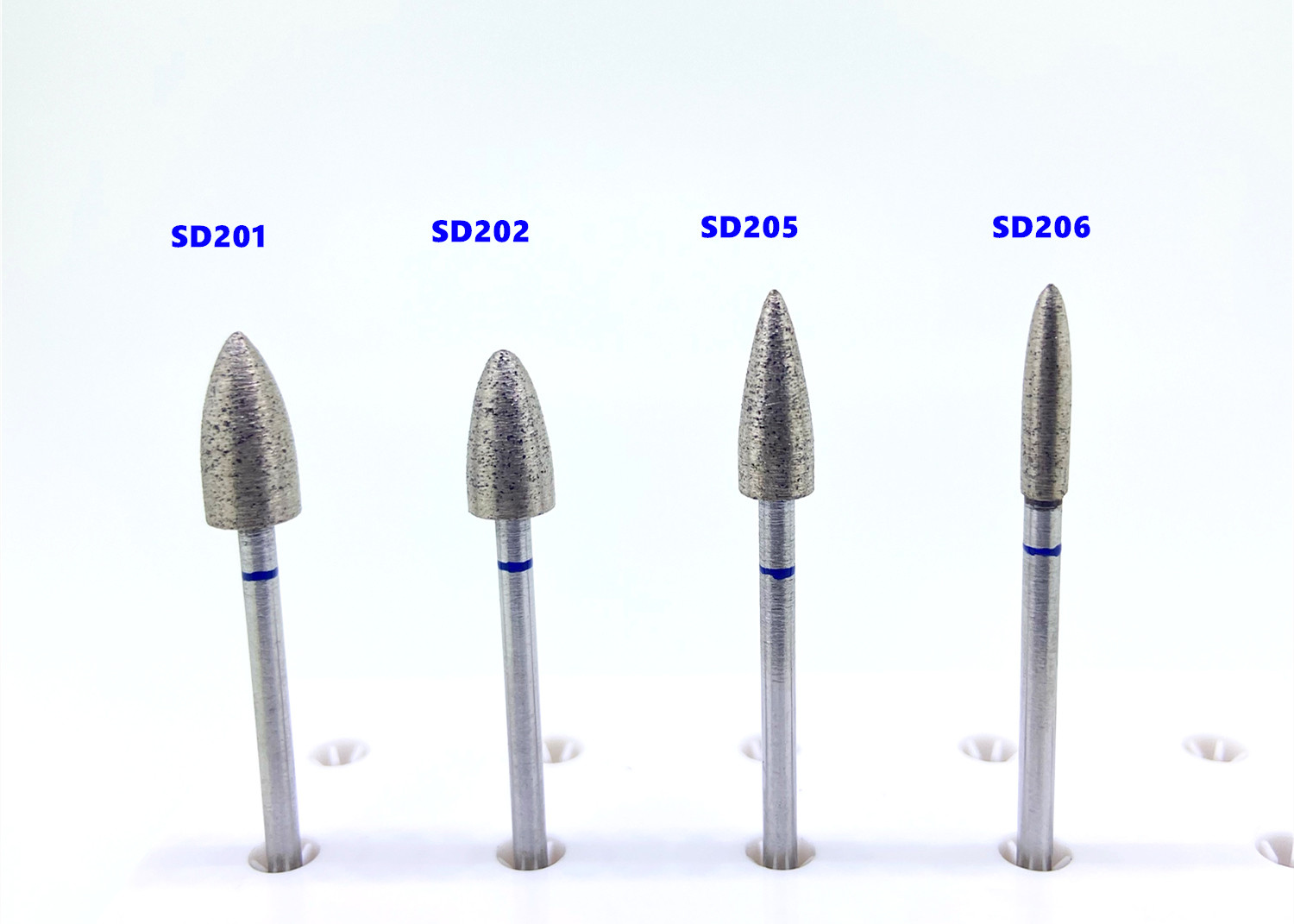 Metal Plaster Cutting Wheel Blue HP Shank Sintered Abrasive Grinding Stone 2.35mm