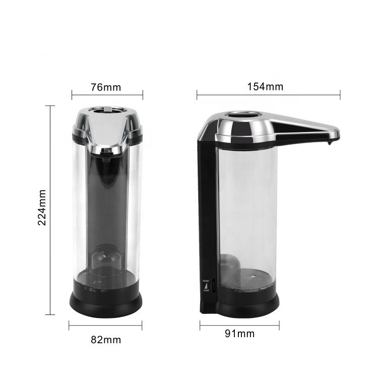 FCC Battery Operated Sanitizer Dispenser 500ML Countertop Automatic