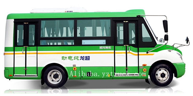 Manual Transmission Type 6m 8m 19seat 30seat Electric Mini Bus with AC Dongfeng