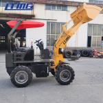 Multi-selection 0.6 ton compact articulated mini wheel loader