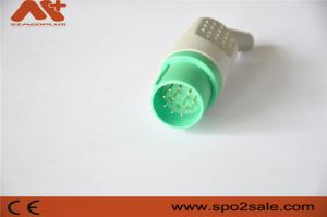 Quality 11pin Green Medical ECG Connector Compatible for Nihon Kohden Monitor Accessory wholesale