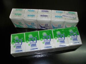 Quality Travel / Office / Hotel Paper Handkerchief Tissue 3 Ply 205*200mm wholesale