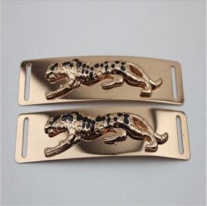 Quality Personalized light gold metal curved sneaker shoe lace shoelace charms metal buckles wholesale
