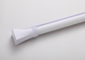 Quality aluminum material 28mm diameter 1.5mm thick heavy duty curtain rod for home decoration wholesale