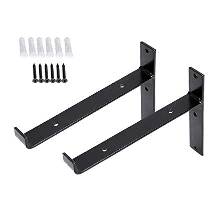 Powder Coated Triangle Bracket Decorative Shelf Support for Wall Mounted Shelves