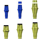 ITI Straumann Bone Level® Titanium Straight Cementable Abutment Compatible NC 3.3mm, D:3.5mm, GH:1/2/3mm, AH:4/5.5mm