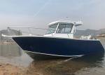 5mm Marine Grade Cuddy Cabin Boats Aluminum River Boats Smooth Deep V Design