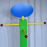 MDF Frame Branded Display Stands With Tubular Arms