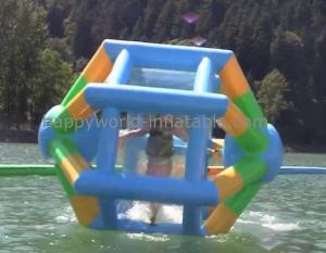 Quality inflatable floating water slide for kids wholesale