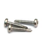 SS 316 Stainless Steel Self Drilling Wood Screws Pan Head Torx Star Recess